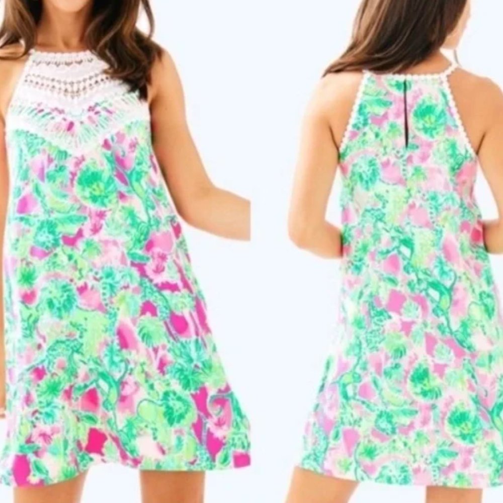 Pink Lilly Pulitzer Dress Sz 4 EUC